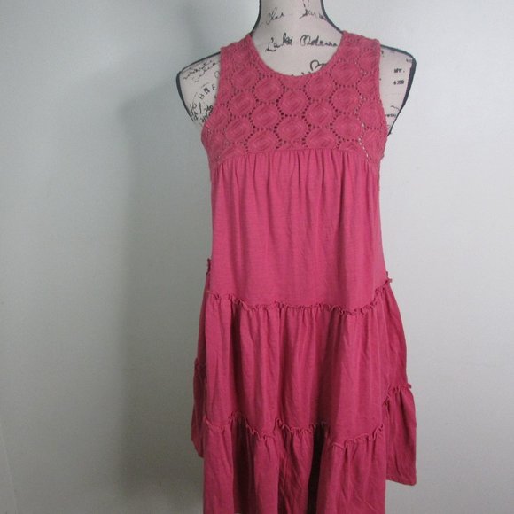 Cato Est 1946 Dress XS Deep Pink Sleeveless Lace - Picture 1 of 13
